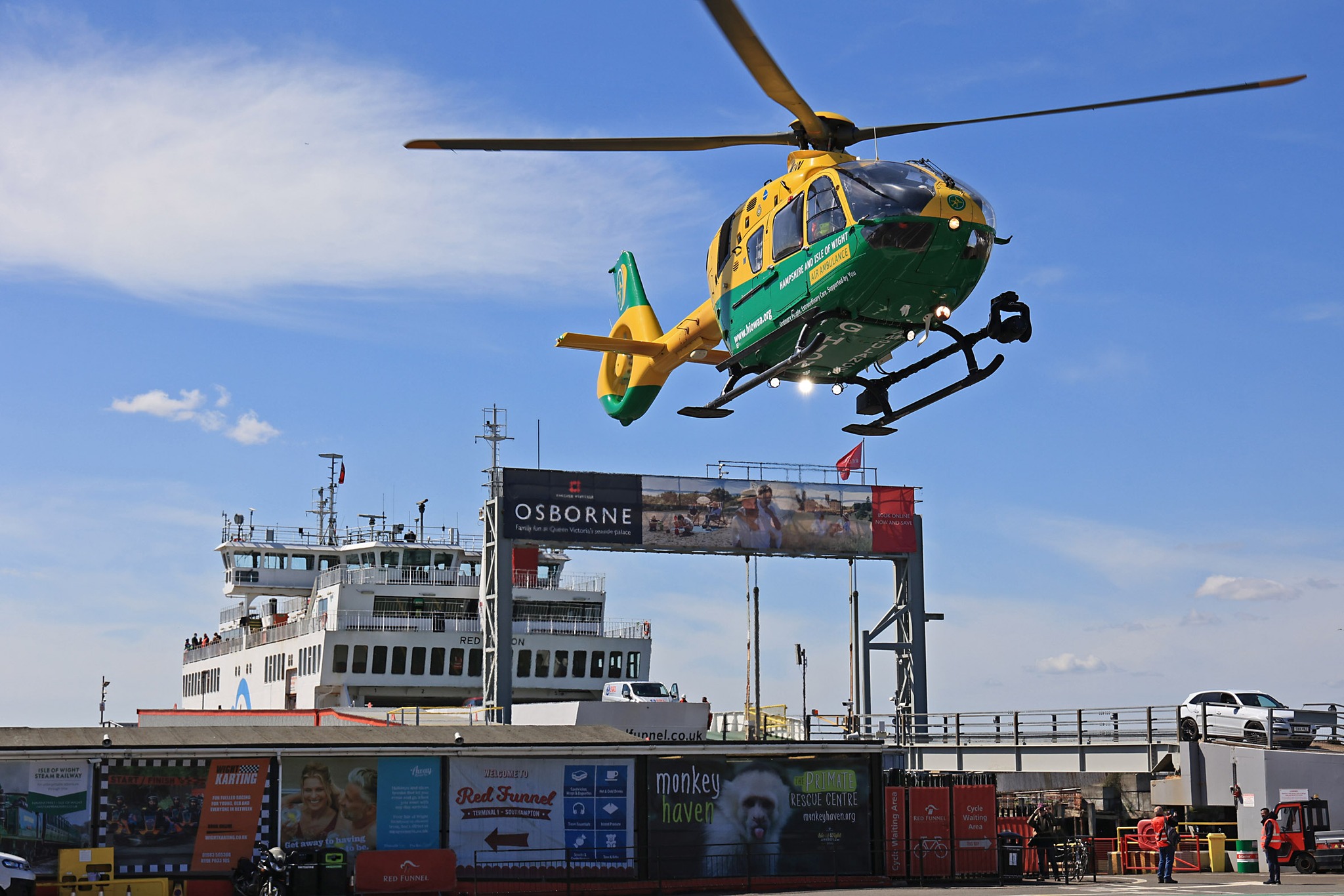 Red Funnel announces Hampshire and Isle of Wight Air Ambulance as its